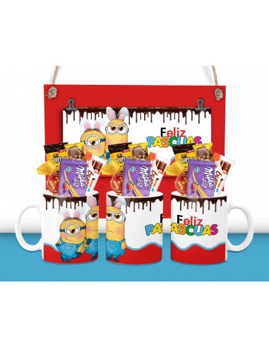 TAZA PASCUAS INFANTILES KINDER