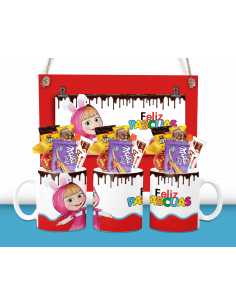 TAZA PASCUAS INFANTILES KINDER 2
