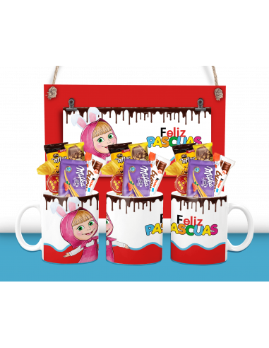 TAZA PASCUAS INFANTILES KINDER