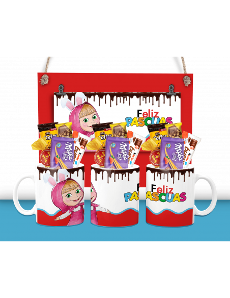 TAZA PASCUAS INFANTILES KINDER