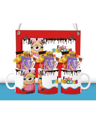 TAZA PASCUAS INFANTILES KINDER