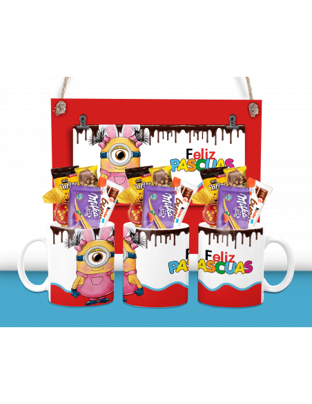 TAZA PASCUAS INFANTILES KINDER