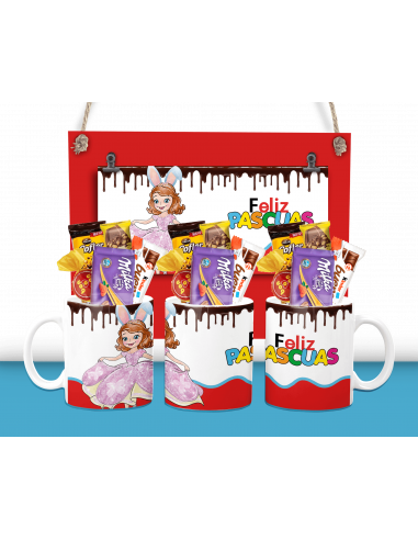 TAZA PASCUAS INFANTILES KINDER