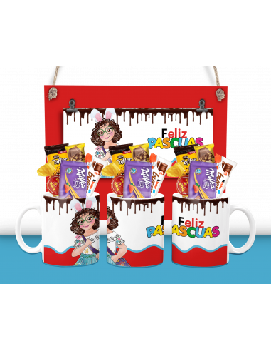 TAZA PASCUAS INFANTILES KINDER