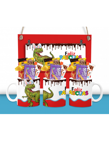 TAZA PASCUAS INFANTILES KINDER