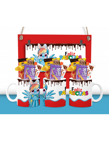 TAZA PASCUAS INFANTILES KINDER