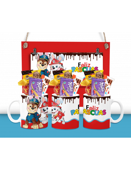 TAZA PASCUAS INFANTILES KINDER