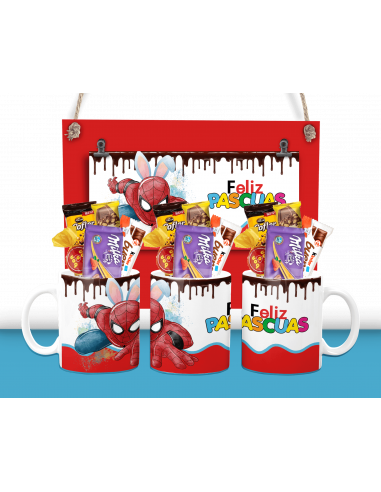 TAZA PASCUAS INFANTILES KINDER