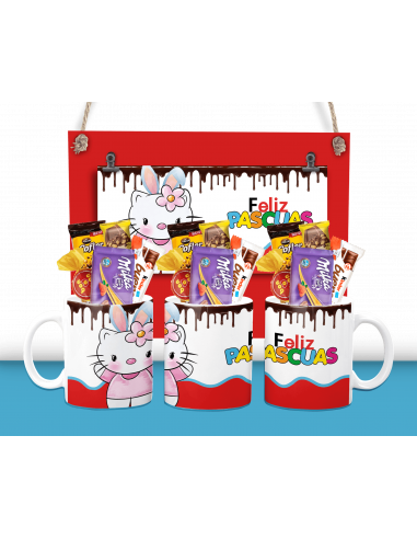 TAZA PASCUAS INFANTILES KINDER