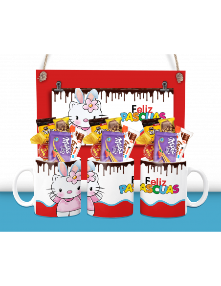 TAZA PASCUAS INFANTILES KINDER