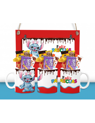 TAZA PASCUAS INFANTILES KINDER