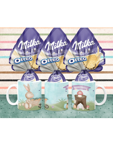 TAZA PASCUA DULCE DIBUJITOS