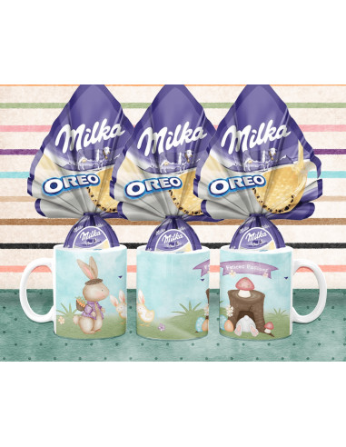 TAZA PASCUA DULCE DIBUJITOS