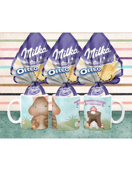 TAZA PASCUA DULCE DIBUJITOS