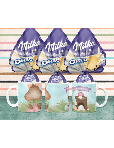 TAZA PASCUA DULCE DIBUJITOS