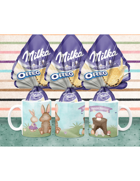 TAZA PASCUA DULCE DIBUJITOS