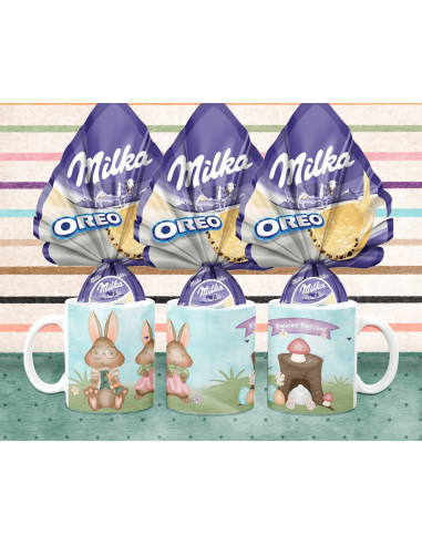 TAZA PASCUA DULCE DIBUJITOS