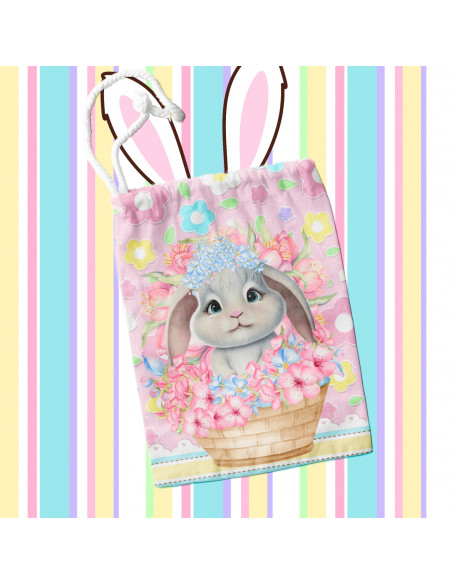 TAZA +BOLSITAS PASCUA DULCE DIBUJITOS PASTELES