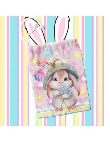 TAZA +BOLSITAS PASCUA DULCE DIBUJITOS...