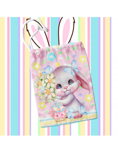 TAZA +BOLSITAS PASCUA DULCE DIBUJITOS...