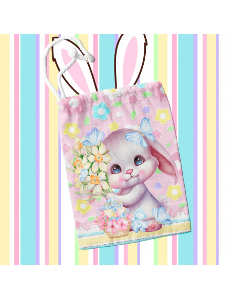 TAZA +BOLSITAS PASCUA DULCE DIBUJITOS PASTELES