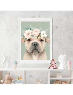 Cuadros animalitos florales...