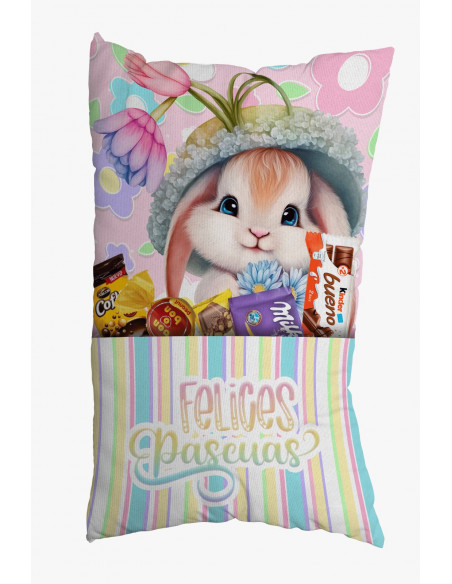 CAJA ALMOHADA + ALMOHADONES BOLSILLO PASCUA