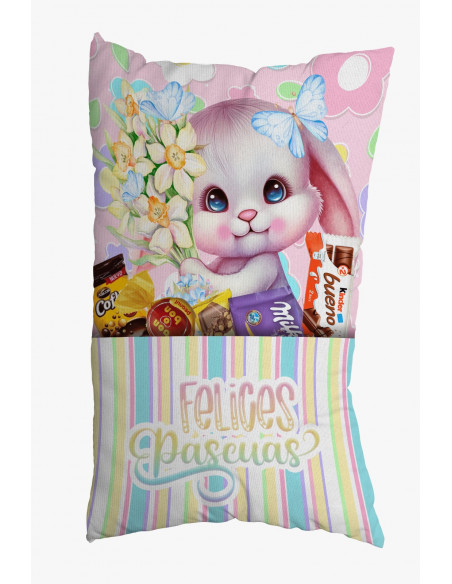 CAJA ALMOHADA + ALMOHADONES BOLSILLO PASCUA
