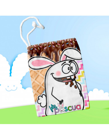 TAZA +BOLSITAS PASCUA FLORK