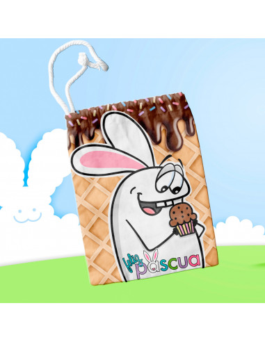 TAZA +BOLSITAS PASCUA FLORK