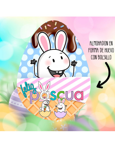 ALMOHADONES HUEVITO PACK FLORK