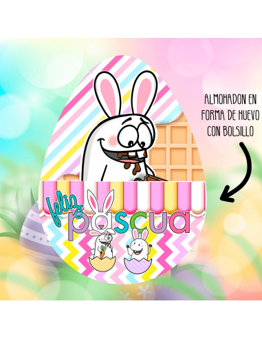 ALMOHADONES HUEVITO PACK FLORK