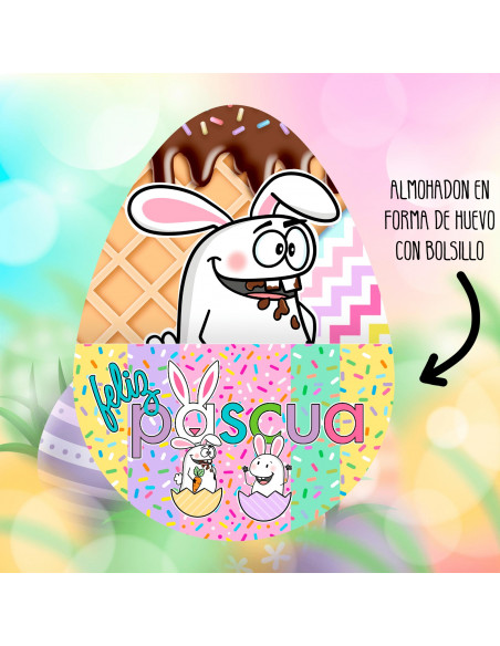 ALMOHADONES HUEVITO PACK FLORK