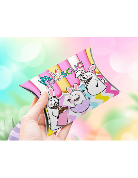 CAJA ALMOHADA PASCUA FLORK