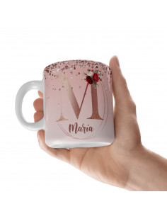 Iniciales Rosa gold 2