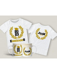 Remera + Taza Egresados 2023