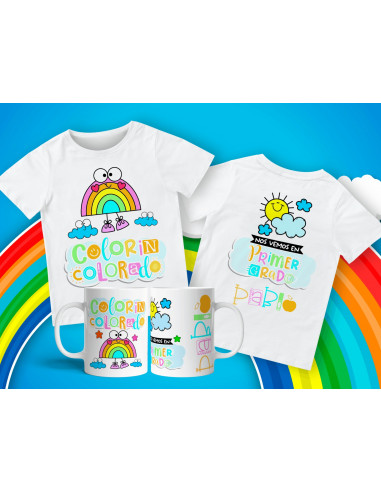 Remera + Taza Egresaditos Colorín...
