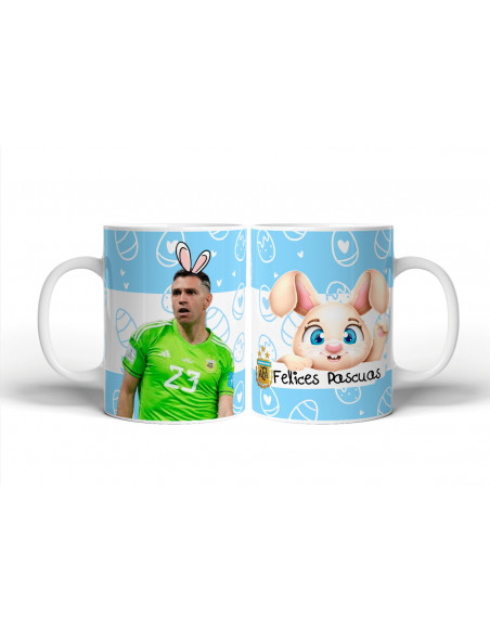 TAZA +BOLSITAS PASCUA ARGENTINA