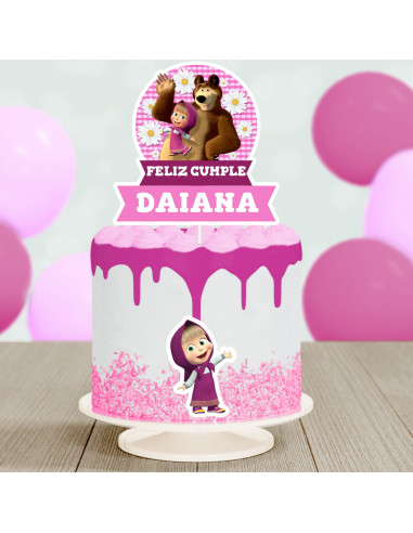 Topper Torta Masha