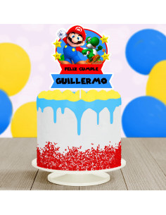 Topper Torta Mario Bross