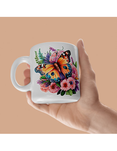 Tazas Mariposas + 17 Cliparts