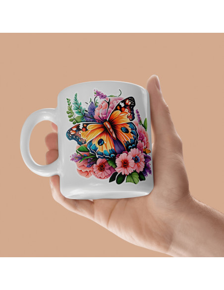 Tazas Mariposas + 17 Cliparts