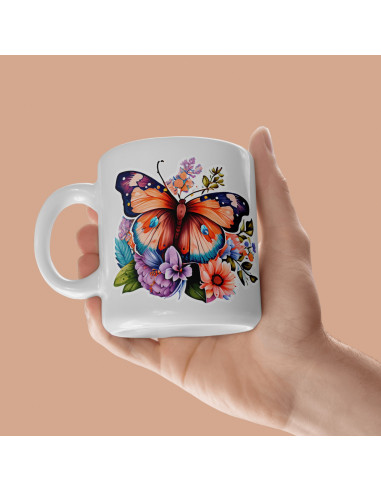 Tazas Mariposas + 17 Cliparts