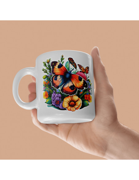 Tazas Mariposas + 17 Cliparts