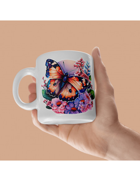 Tazas Mariposas + 17 Cliparts