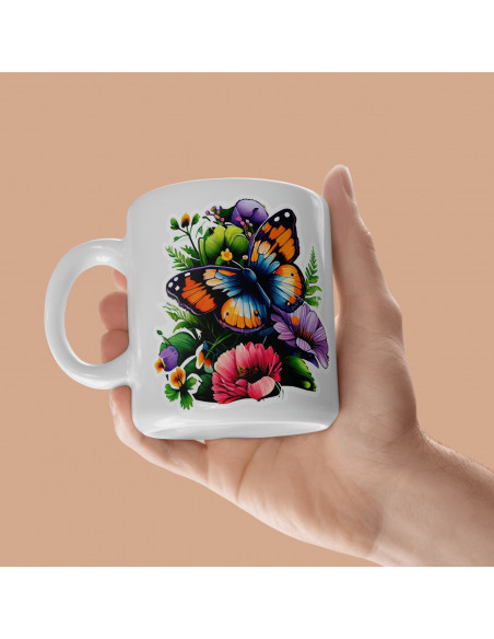 Tazas Mariposas + 17 Cliparts