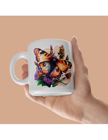 Tazas Mariposas + 17 Cliparts