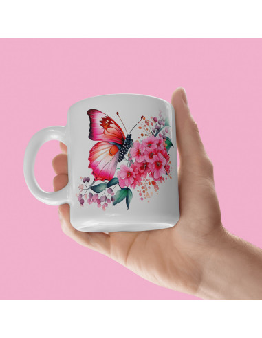 Tazas Mariposas + 17 Cliparts