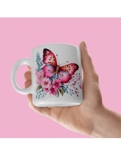 Tazas Mariposas + 17 Cliparts
