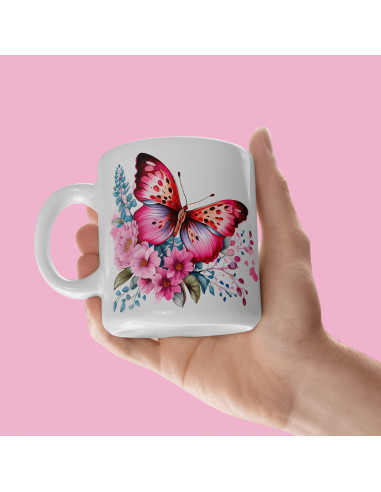 Tazas Mariposas + 17 Cliparts